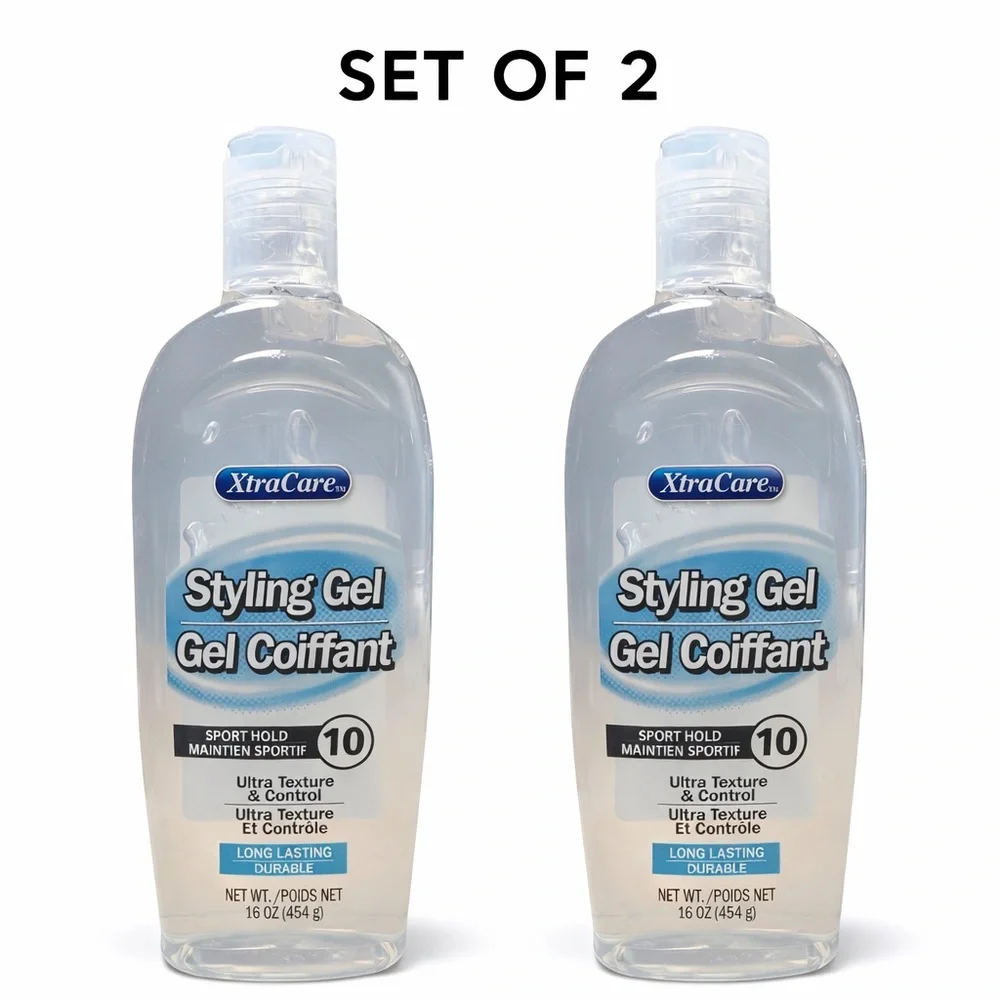 XtraCare Styling Gel‎ Sport Hold 10 Set of 2 16oz Strong Hold Hair Gel